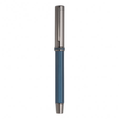 Altıgen Gövdeli ve Füme Aksamlı Modern Metal Roller Kalem