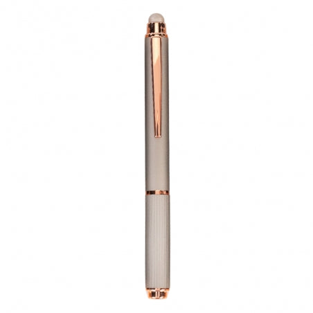 Rose Gold Aksamlı ve Dokunmatik Uçlu Kapaklı Metal Kalem