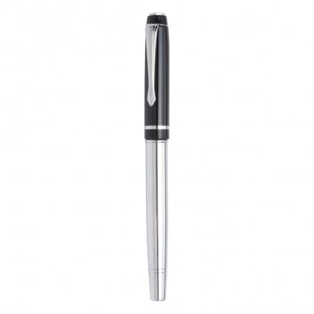 Kravat Klipsli ve Siyah Kapaklı Metal Roller Kalem