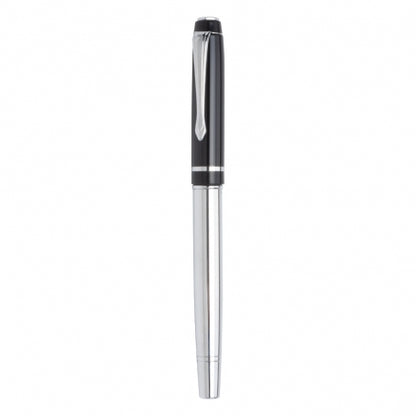 Kravat Klipsli ve Siyah Kapaklı Metal Roller Kalem