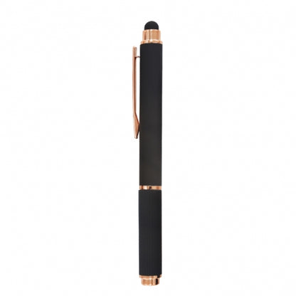 Rose Gold Aksamlı ve Dokunmatik Uçlu Kapaklı Metal Kalem