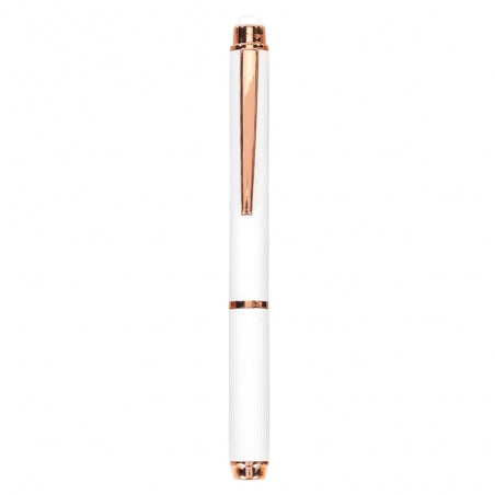 Rose Gold Aksamlı ve Dokunmatik Uçlu Kapaklı Metal Kalem