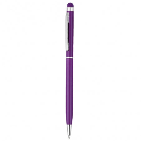 Çevirmeli Mekanizmalı ve Touchpen Başlıklı VIP Metal Kalem