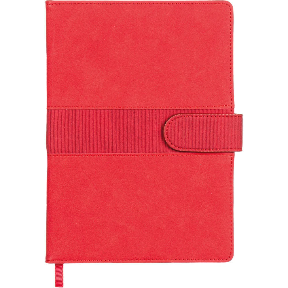 Kırçıllı Dokulu ve Mıknatıslı Yatay Kemerli VIP Tarihsiz Defter (15 x 21 cm)
