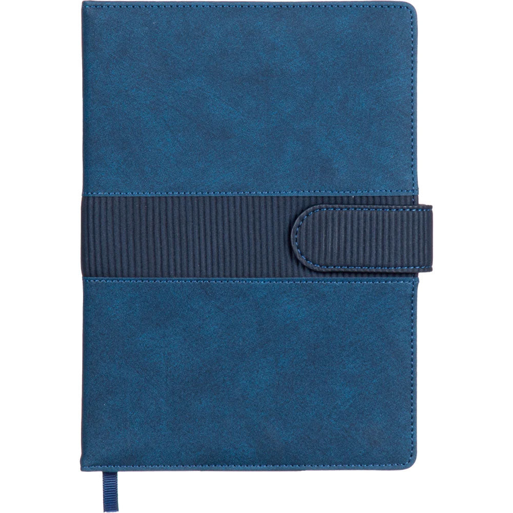 Kırçıllı Dokulu ve Mıknatıslı Yatay Kemerli VIP Tarihsiz Defter (15 x 21 cm)