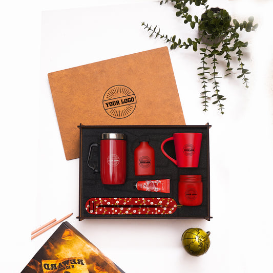 Ahsap Kutulu Hediye Seti - 17