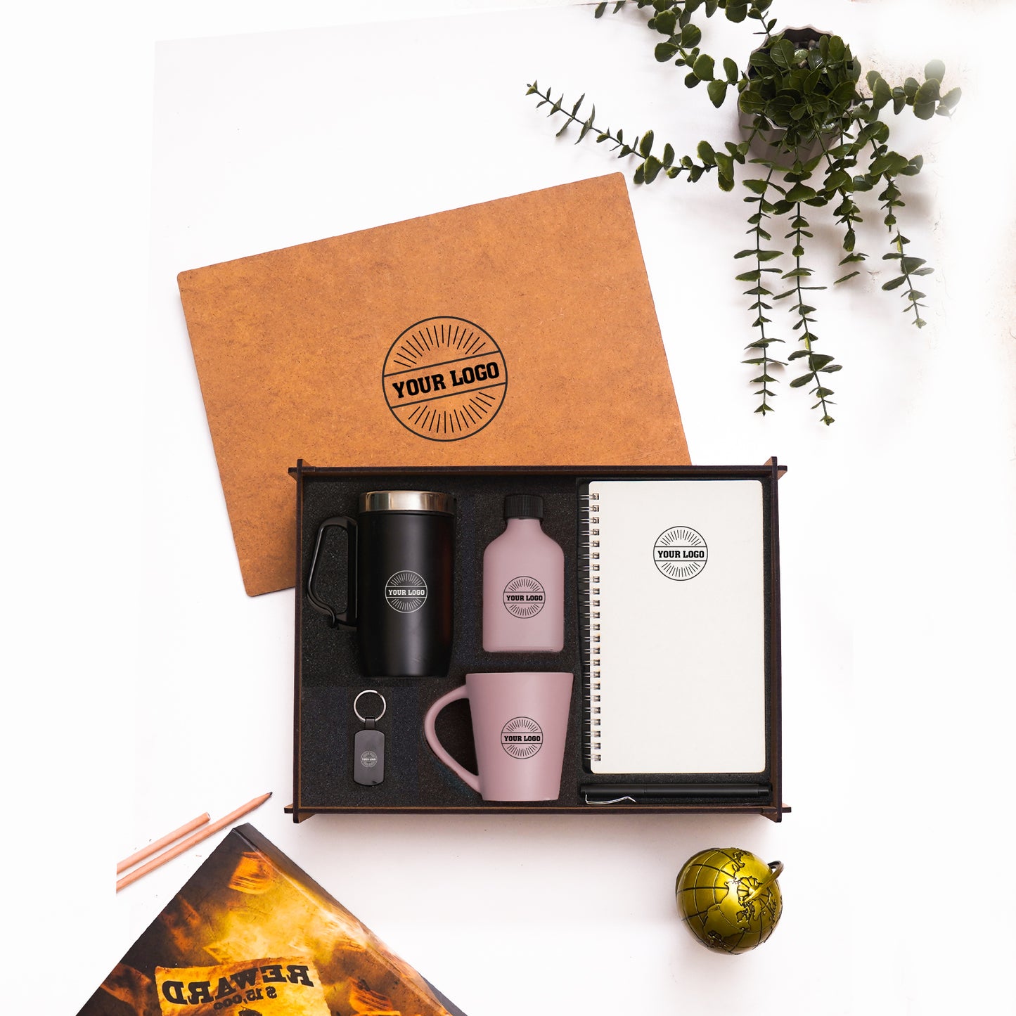 Ahsap Kutulu Hediye Seti - 13