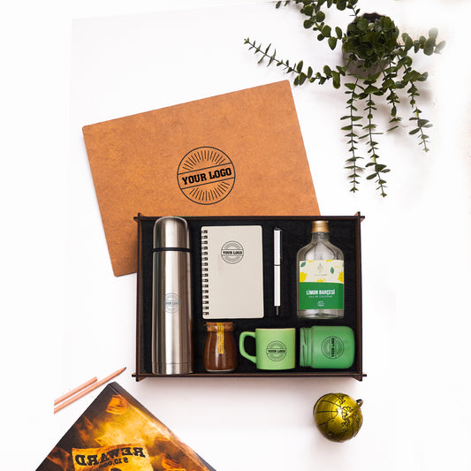 Ahsap Kutulu Hediye Seti - 08