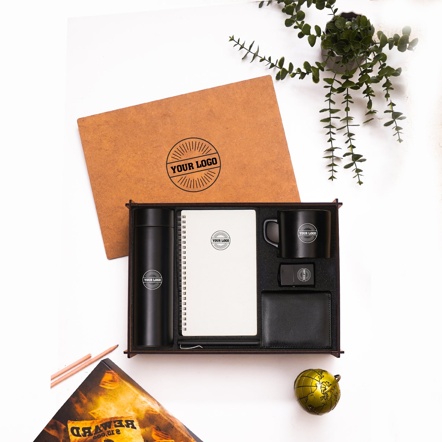 Ahsap Kutulu Hediye Seti - 02