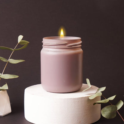 Kokulu Cam Mum - Sütlü Kahve