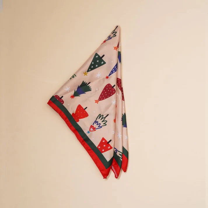 🧣 Kadın Fular – 44 × 44 cm Özel Tasarım (8 Mart Özel) 😊