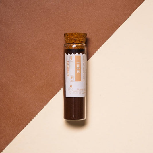 Mantar Kapaklı Cam Şişe Aromalı Türk Kahvesi Çeşitleri - 4 Pişirimlik