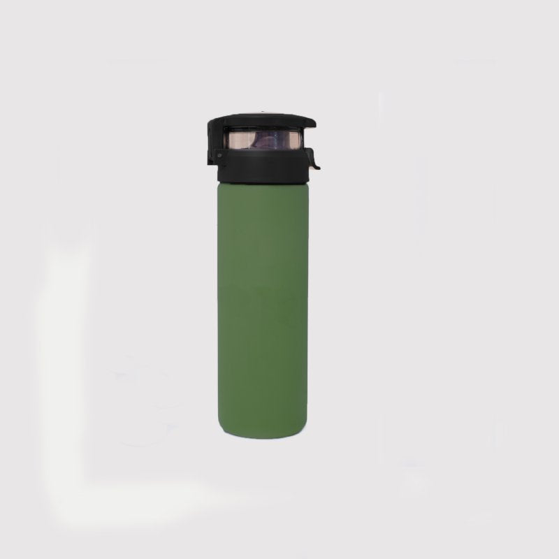 550ml Kişiselleştirilebilir Pratik Kapaklı Cam Suluk