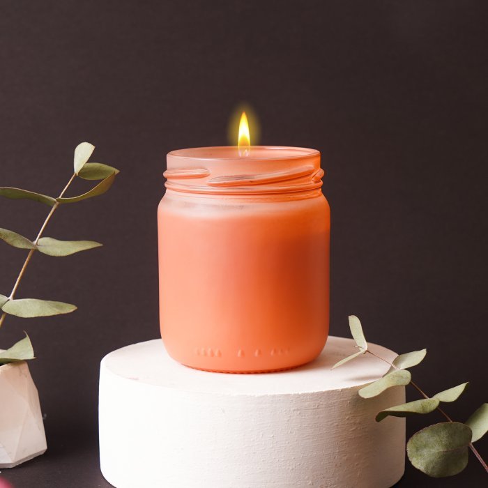 Kokulu Cam Mum - Sütlü Kahve