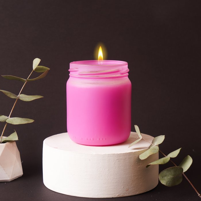 Kokulu Cam Mum - Sütlü Kahve