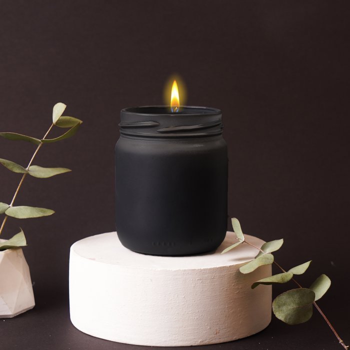 Kokulu Cam Mum - Sütlü Kahve