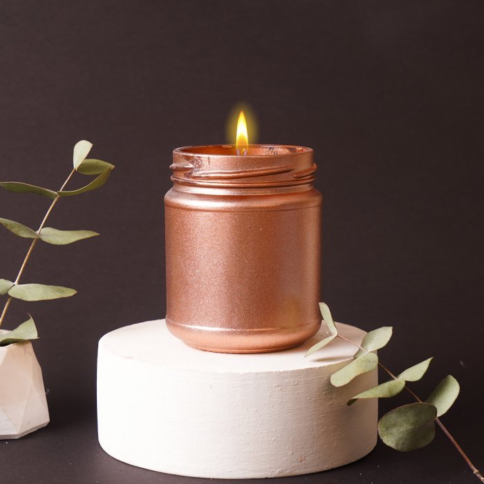 Kokulu Cam Mum - Sütlü Kahve