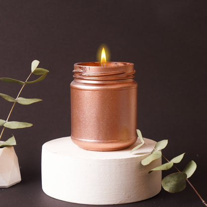 Kokulu Cam Mum - Sütlü Kahve