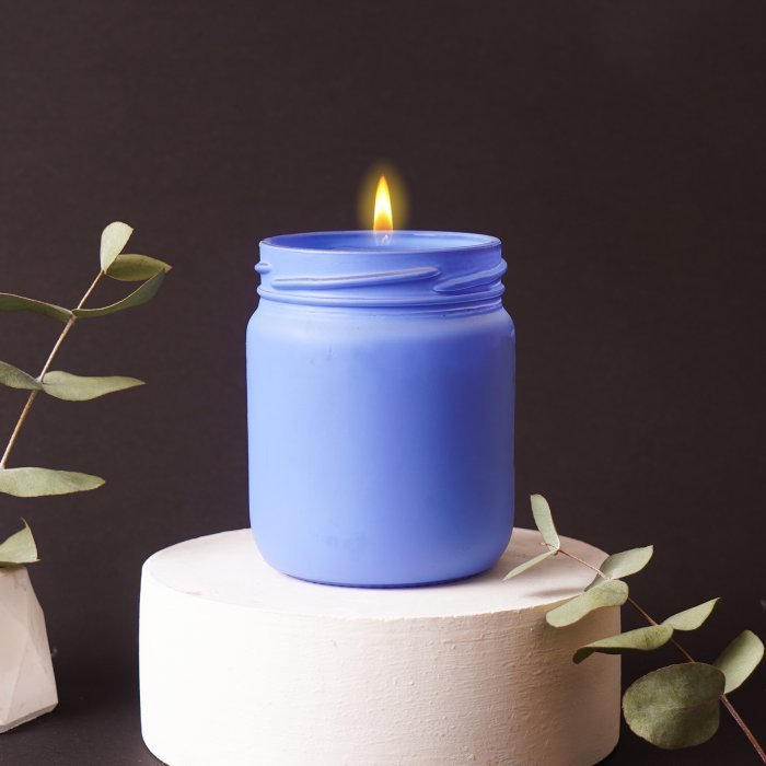 Kokulu Cam Mum - Sütlü Kahve