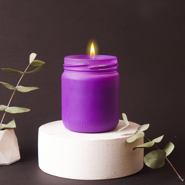 Kokulu Cam Mum - Sütlü Kahve