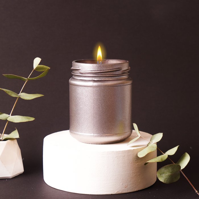 Kokulu Cam Mum - Sütlü Kahve