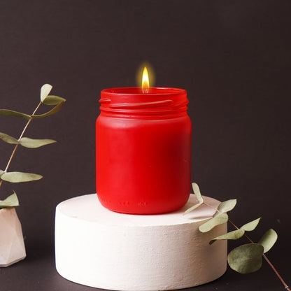 Kokulu Cam Mum - Sütlü Kahve