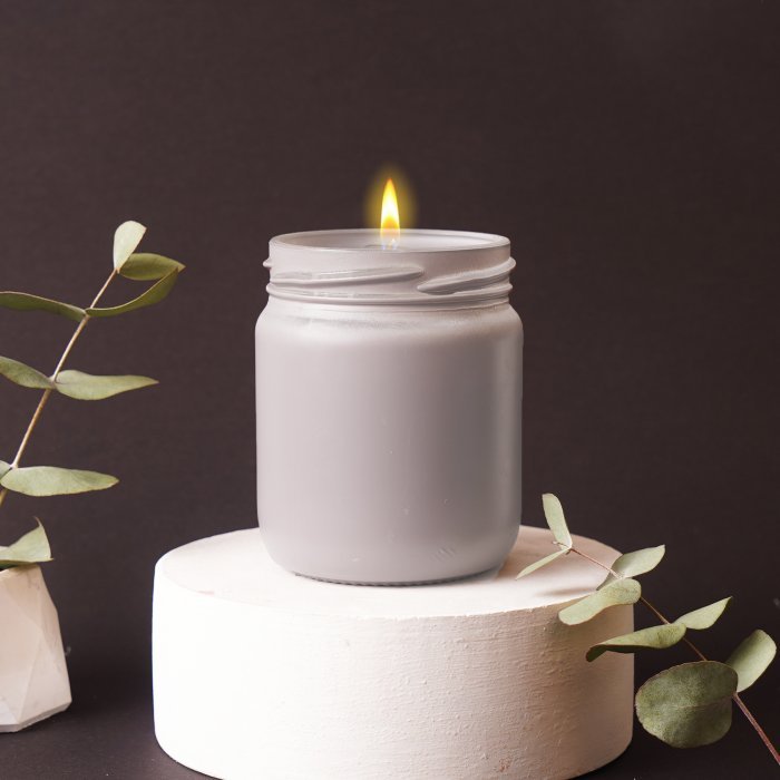 Kokulu Cam Mum - Sütlü Kahve