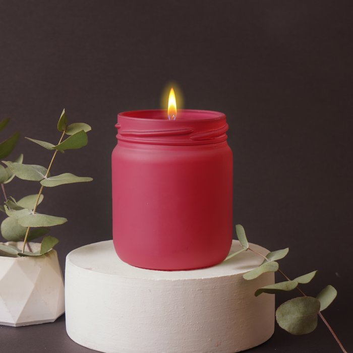 Kokulu Cam Mum - Sütlü Kahve