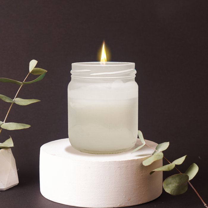 Kokulu Cam Mum - Sütlü Kahve