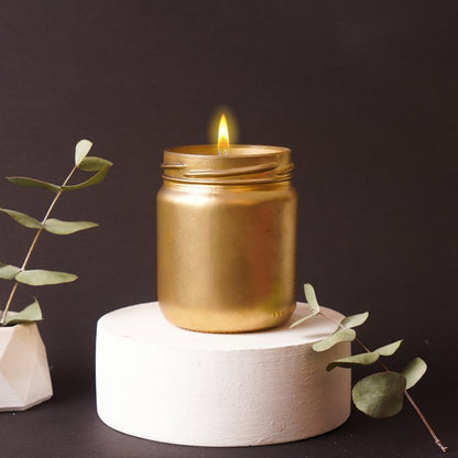 Kokulu Cam Mum - Sütlü Kahve