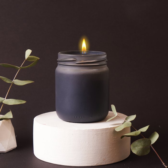 Kokulu Cam Mum - Sütlü Kahve