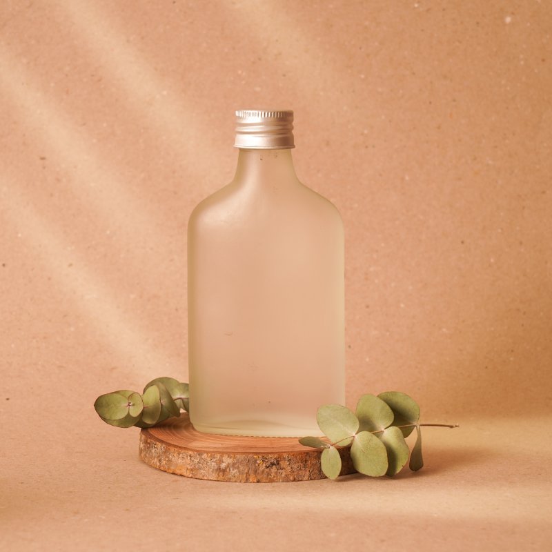 200ml Kişişelleştirilebilir Cam Şişe Kolonya