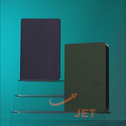 Grenli Dokulu Esnek Termo Deri Defter (13 × 21 cm)