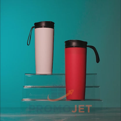 500 ml Devrilmez Vakum Tabanlı Ofis Termosu (Dökülme Önleyici)