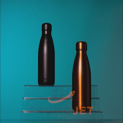 Kavisli İkonik Şasi Tasarımlı Paslanmaz Çelik Termos (500 ml)