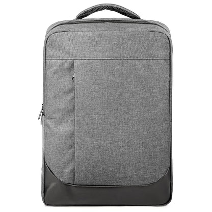 Suni Deri Detaylı 15.6 İnç Laptop Bölmeli Su Geçirmez Promosyon Sırt Çantası