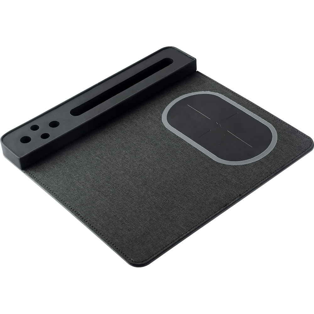 Premium Kablosuz (Wireless) Şarj Cihazlı, Kalemlikli ve Telefon Standlı Mouse Pad