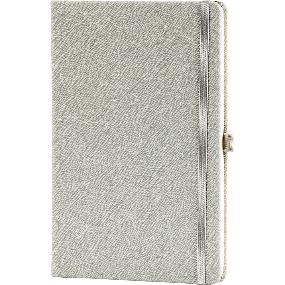 Saffiano Dokulu ve Lastikli VIP Kareli Tarihsiz Defter (16 x 24 cm)