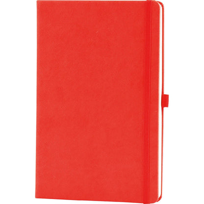 Saffiano Dokulu ve Lastikli VIP Kareli Tarihsiz Defter (16 x 24 cm)