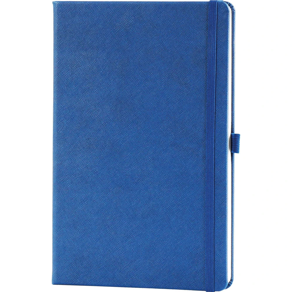 Saffiano Dokulu ve Lastikli VIP Kareli Tarihsiz Defter (16 x 24 cm)