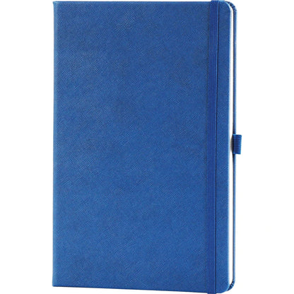 Saffiano Dokulu ve Lastikli VIP Kareli Tarihsiz Defter (16 x 24 cm)