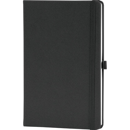 Saffiano Dokulu ve Lastikli VIP Kareli Tarihsiz Defter (16 x 24 cm)