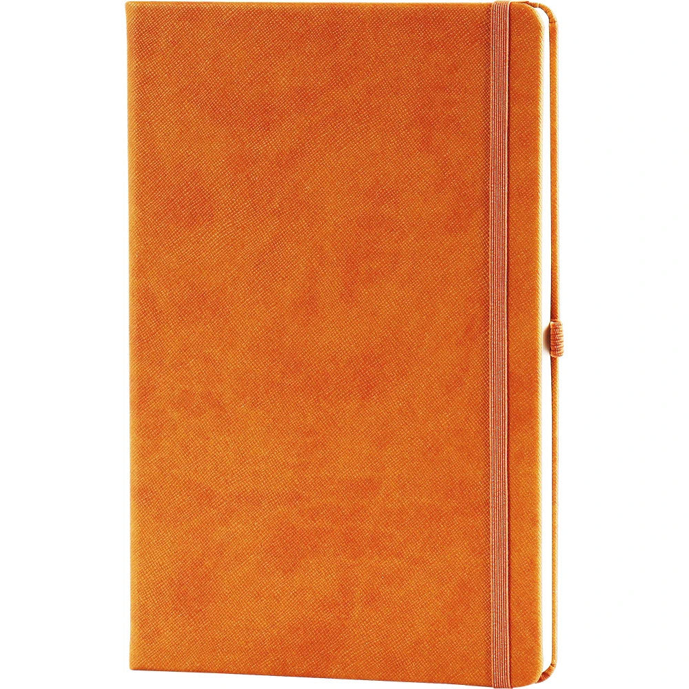 Saffiano Dokulu ve Lastikli VIP Kareli Tarihsiz Defter (16 x 24 cm)