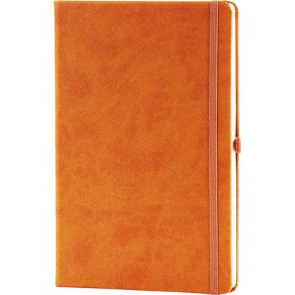 Saffiano Dokulu ve Lastikli VIP Kareli Tarihsiz Defter (16 x 24 cm)