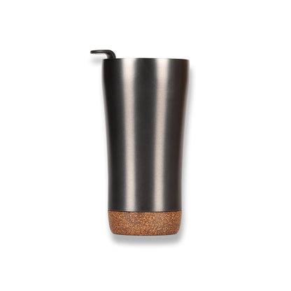 480 ml Doğal Mantar Kapaklı Paslanmaz Çelik Termos Bardak