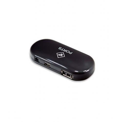 4 Portlu Siyah USB 2.0 Hub – Çoklu Bağlantı Çözümü