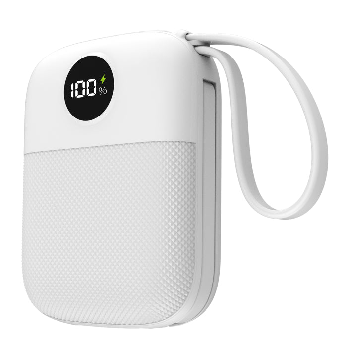 10000mAh PD 22.5W Hızlı Şarjlı Dahili Kablolu Powerbank