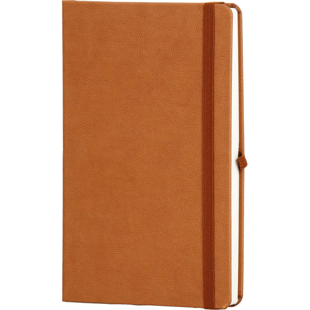 Yumuşak Termo Deri Kapaklı ve Lastikli VIP Tarihsiz Defter (13 x 21 cm)