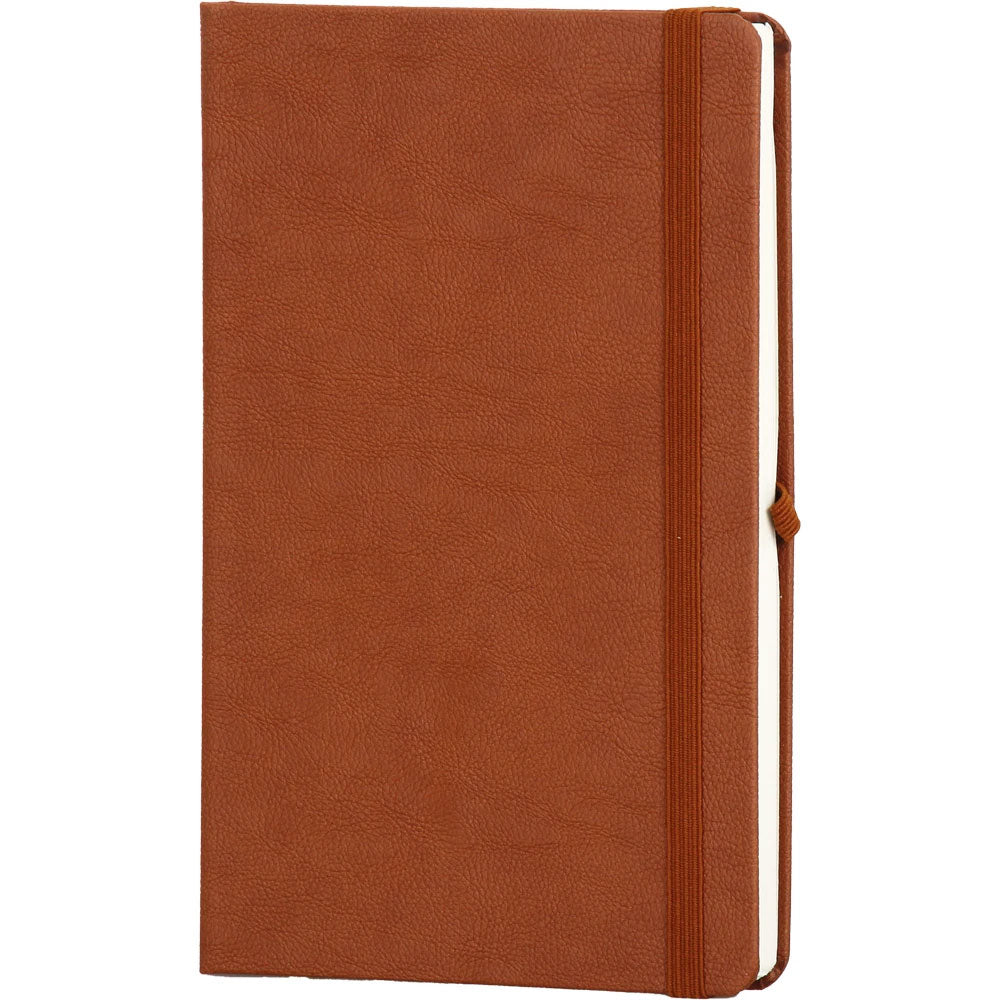Yumuşak Termo Deri Kapaklı ve Lastikli VIP Tarihsiz Defter (13 x 21 cm)