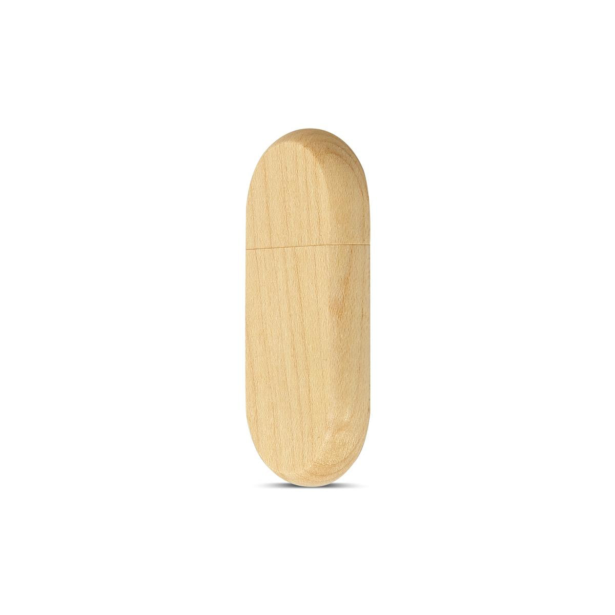 Ahşap USB Bellek 32 GB, USB 2.0, Doğal Tasarım